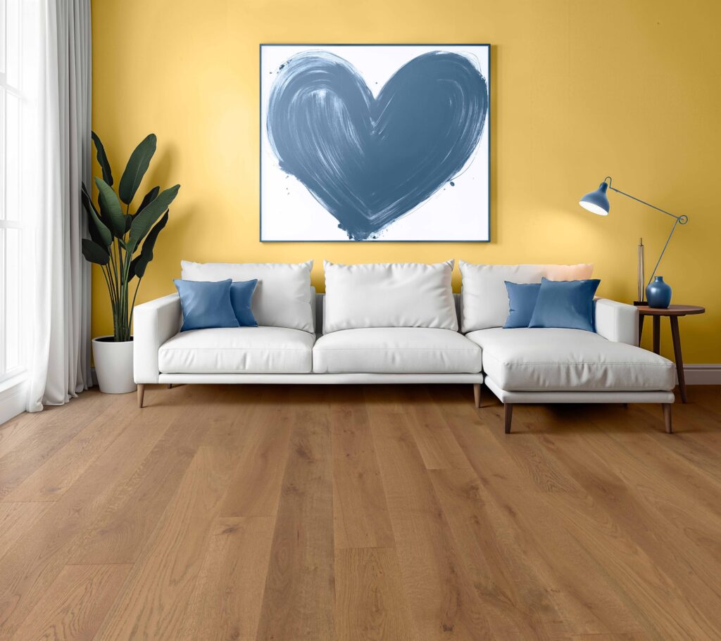 Universal Clic Harvest Oak wood flooring